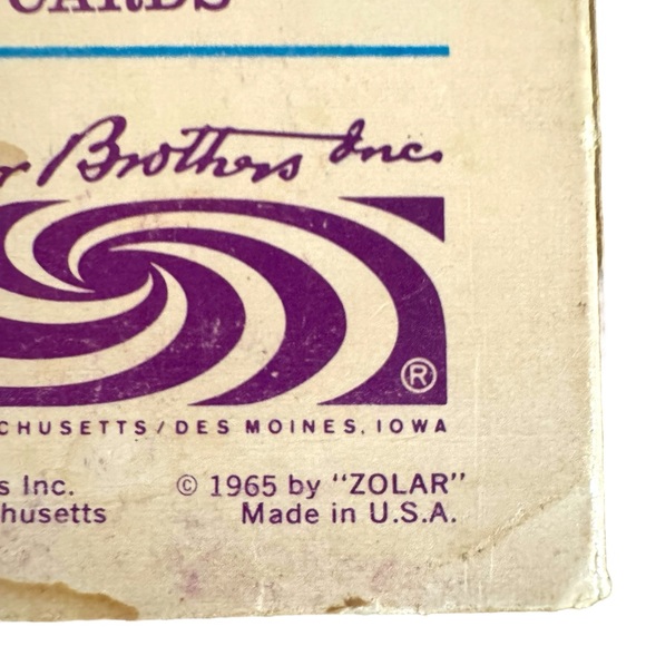 C1965 VINTAGE ZOLAR'S NEW ASTROLOGICAL TAROT FORTUNE TELLING CARDS OOP VG - Picture 6 of 9